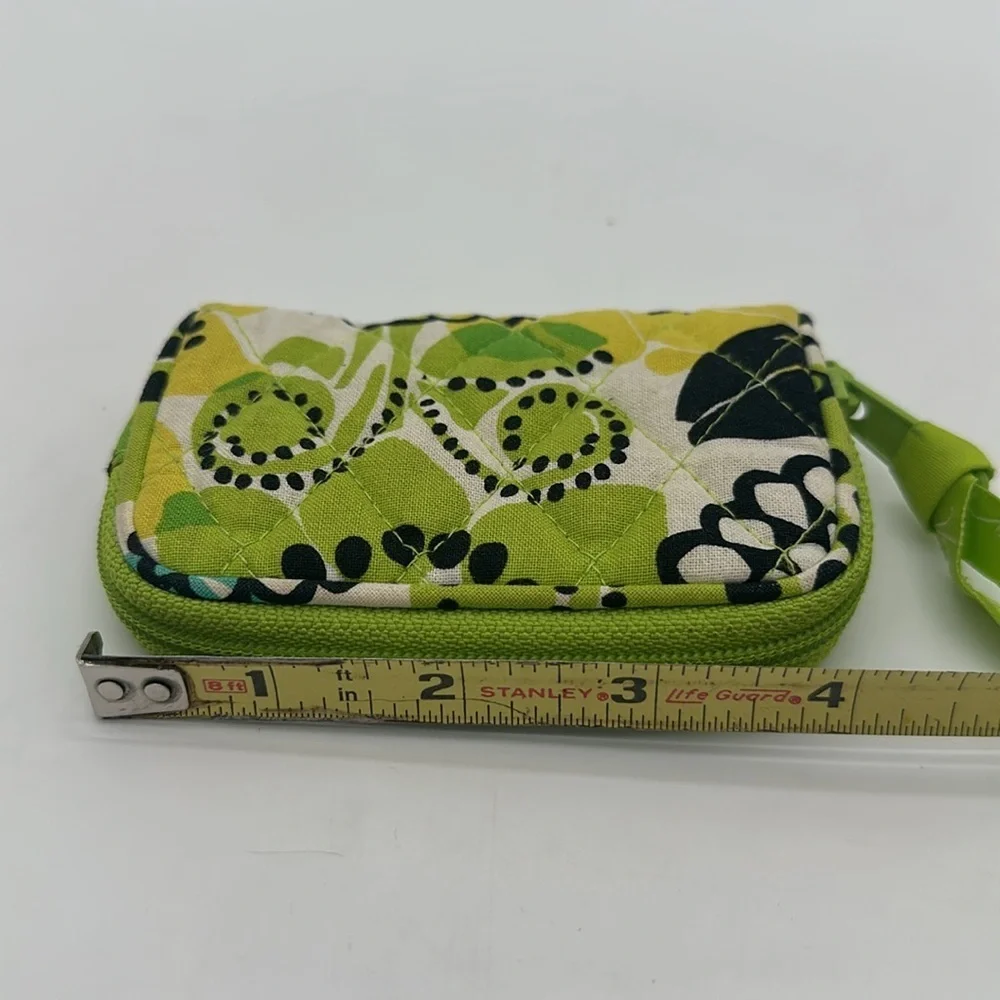 Vera Bradley Lime Green Floral Coin Purse